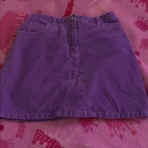 Purple denim skirt size 00